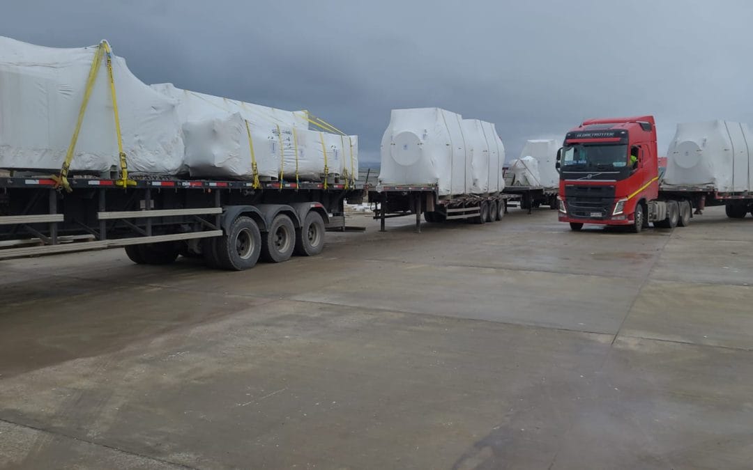 Empresa Portuaria Chacabuco recibe equipamiento clave para la ampliación del Aeropuerto Balmaceda