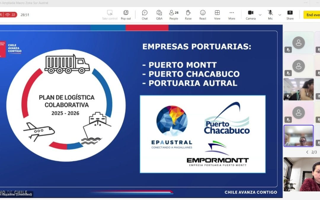 Emporcha destaca avances en nueva sesión de logística colaborativa de la macrozona sur-austral
