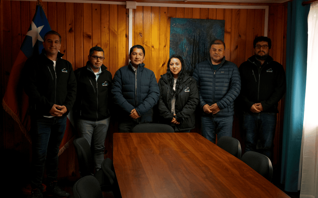 Emporcha visita a su delegación en Melinka y se reúne con alcalde de las Guaitecas